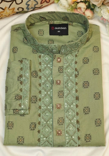 Maroon Festive Panjabi